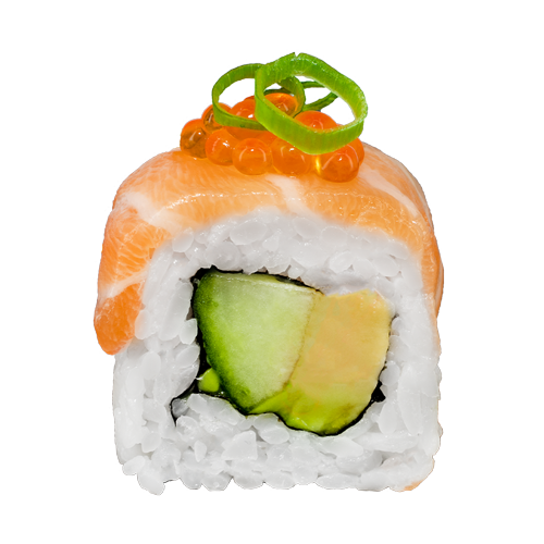 Softshell salmon dream roll