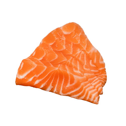 5 stuks sake sashimi (heel dik)