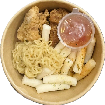Tteokbokki Ramen Crispy chicken(Halal)