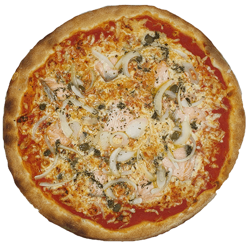 Pizza salmone