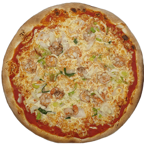 Pizza scampi