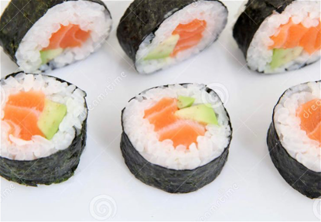 Fresh Salmon Futomaki