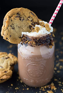 Choco cookies milkshake