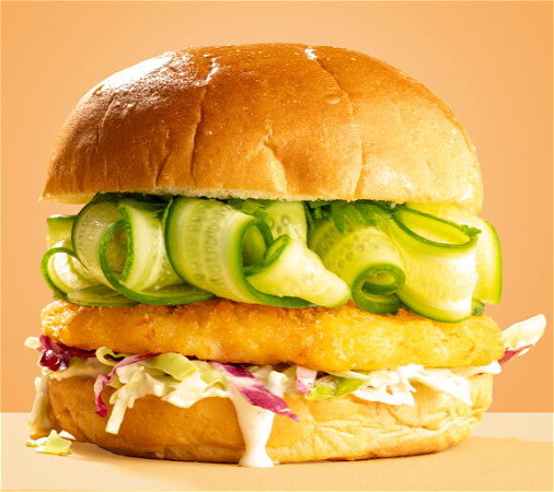 Shrimp burger