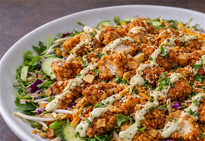 Knapperige crunch salade