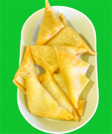 Kerriedriehoekjes (10st.)