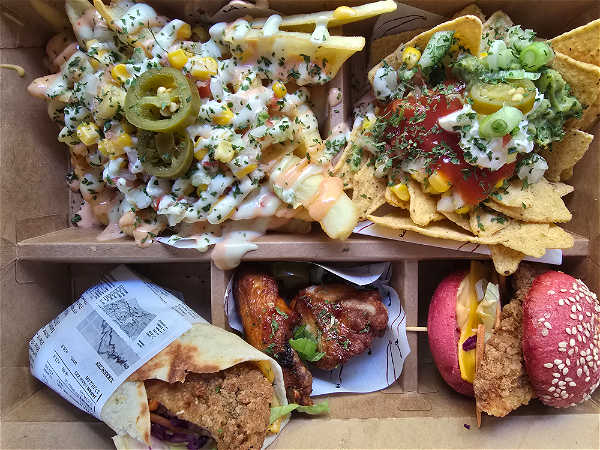 Snackbox kip (1 pers)