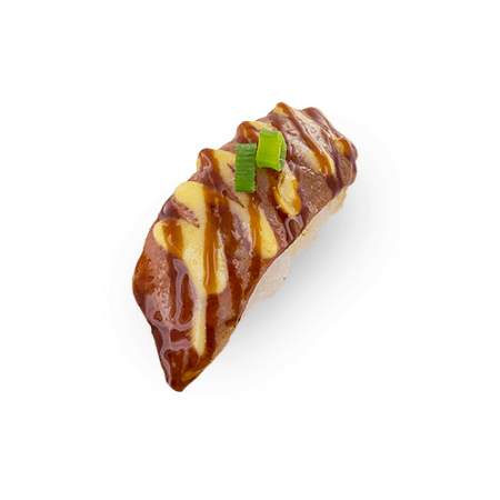 Flambé tuna nigiri