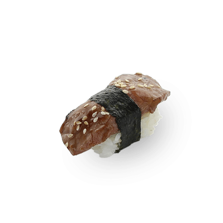 Flambé beef nigiri