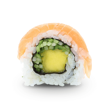 Salmon mango  maki