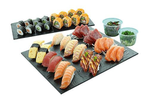 Nigiri and sashimi deluxe