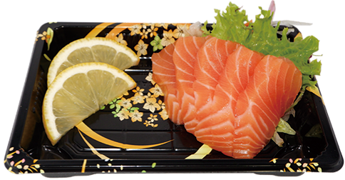 Salmon sashimi