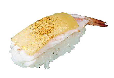 Nigiri ebi cheese