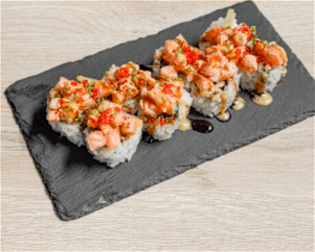 Uramaki Unagi sake roll