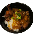 Beef curry rijst