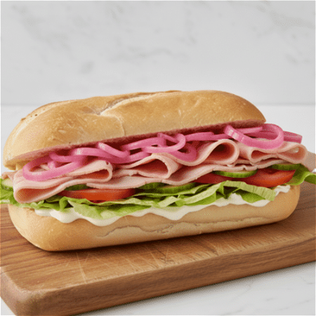 Broodje gezond met kalfsham