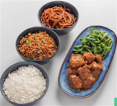 Witte rijst met Javaanse kip