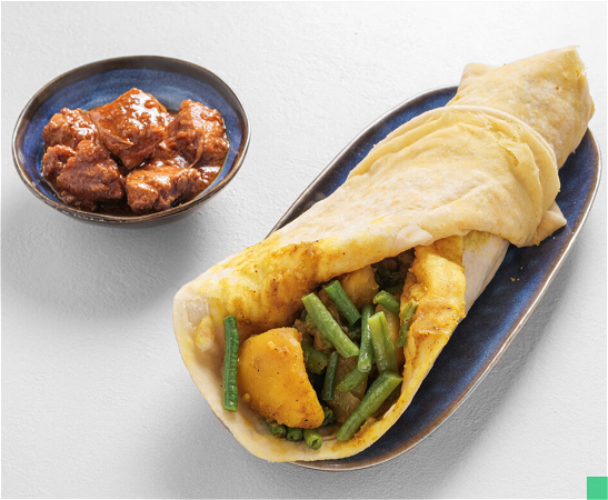 Roti rol Javaanse kip