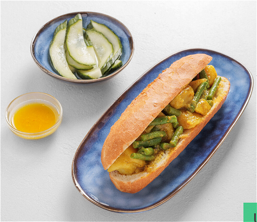 Kerrie aardappel en kouseband