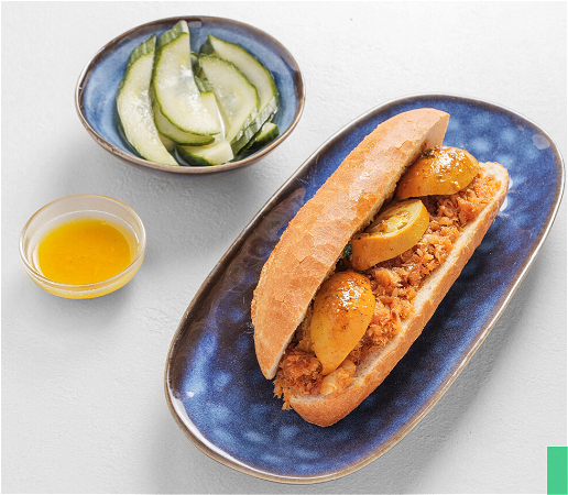 Bakkeljauw met kerrie ei