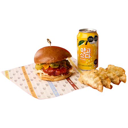 Mr. CHIKIN Burger Menu 