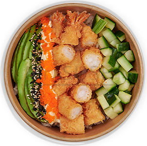 Poke Bowl Ebi fry