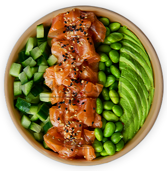 Salmon Yuzu Poke Bowl