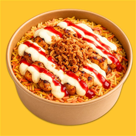 Loaded Rijst Gegrilde kip