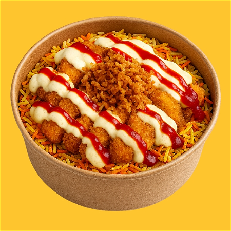 Loaded Rijst Crispy kip