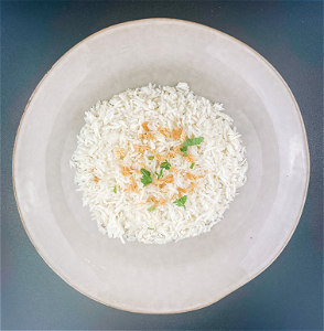 Witte rijst blanco 