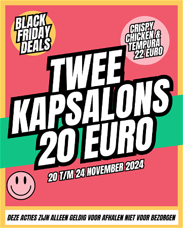 BLACK FRIDAY DEALS | TWEE KAPSALONS