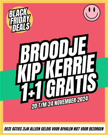 BLACK FRIDAY DEALS | BROODJE KIP KERRIE 1+1 GRATIS