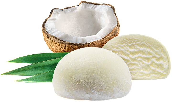 Coconut Mochi ice cream