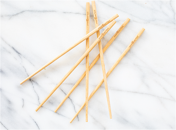 Reusable bamboo chopsticks