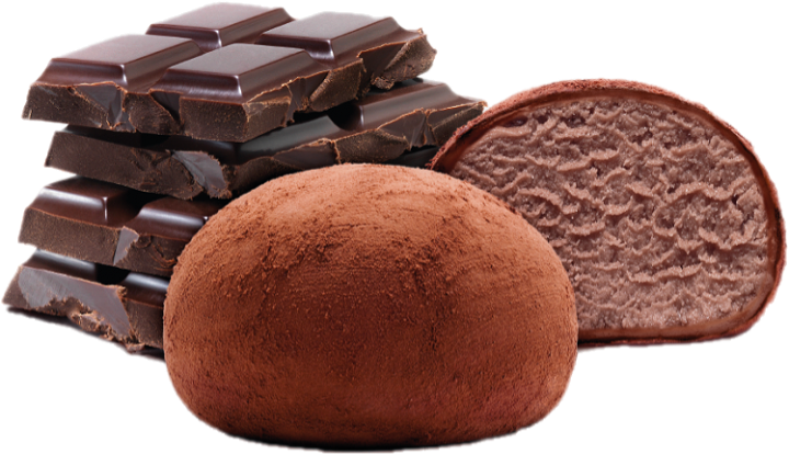 Chocolade Mochi ice cream (Nieuw)