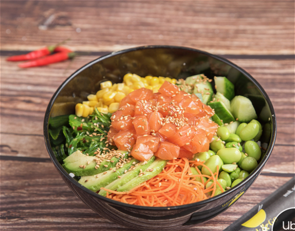 Poké bowl zalm