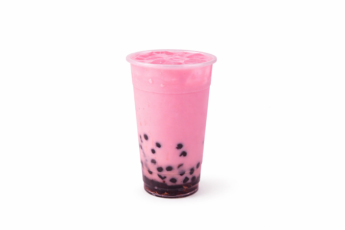 Thai pink milk tea 