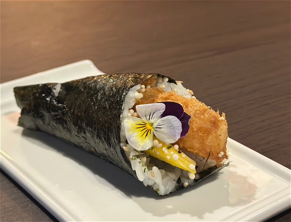Chicken handroll
