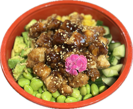 Korean Garlicky Chicken Pokébowl
