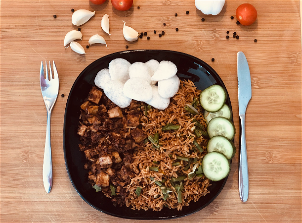 Vegetarische nasi