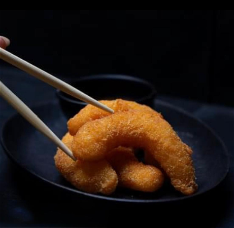 Yuzu tempura ebi