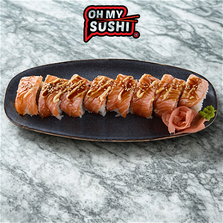 SALMON CHEESE ROLL (8 PCS)