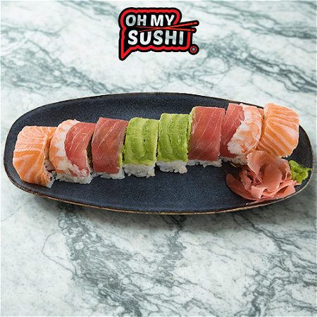 RAINBOW ROLL (8 PCS)