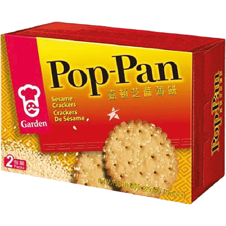 Pop Pan sesame crackers