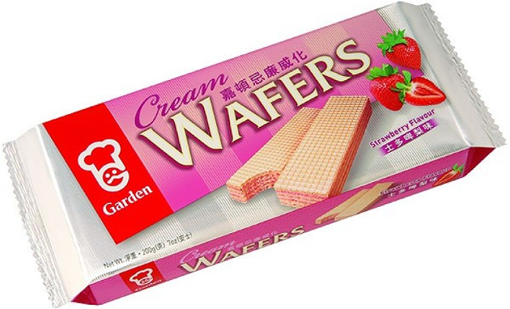 Creamy Strawberry wafels