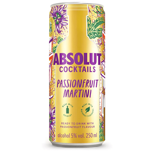 Absolut passionfruit martini