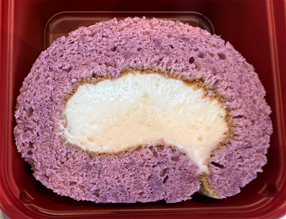 Taro Roll Cake (slice)