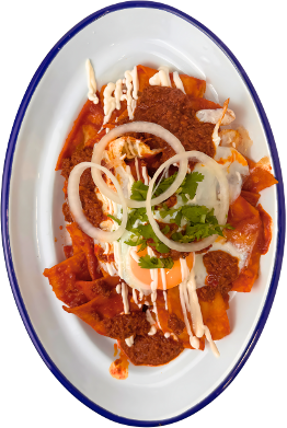 Chilaquiles rojos