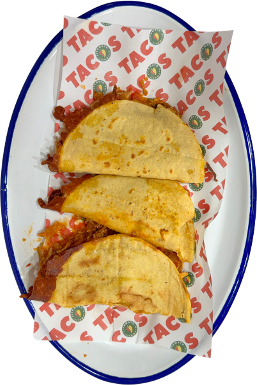 Quesadilla de tinga de pollo