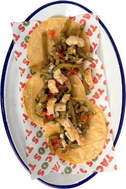 Order of taco de nopal